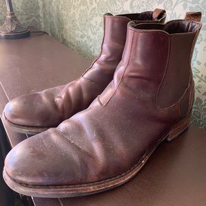 Men’s wolverine brown boots size 10